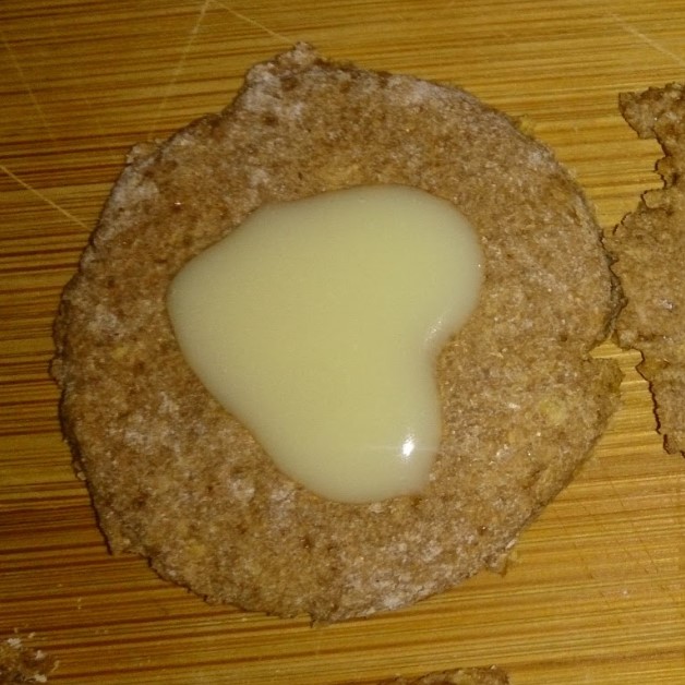 Coeur de biscuits/ petit épeautre chocolat blanc